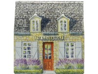 Mýdlový levandulový domek – tuhé mýdlo 80 g s bylinným extraktem a vůní levandule